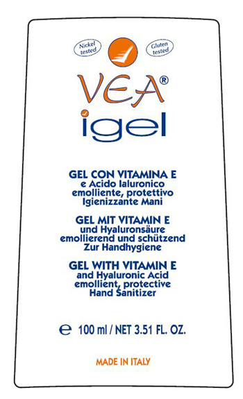VEA IGEL GEL MANI IGIENIZZANTE VITAMINA E ACIDO IALURONICO 100 ML - Farmacia-flash.it