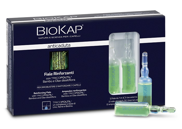BIOKAP FIALE RINFORZANTI ANTICADUTA CON TRICOLTIL 12 PEZZI DA 7 ML NEW - Farmacia-flash.it