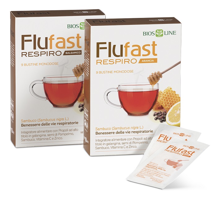 APIX PROPOLI FLUFAST RESPIRO ARANCIA 9 BUSTE - Farmacia-flash.it