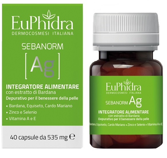 EUPHIDRA SEBANORM AG 40 CAPSULE - Farmacia-flash.it