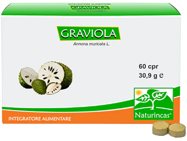 GRAVIOLA NATURINCAS 60 COMPRESSE - Farmacia-flash.it