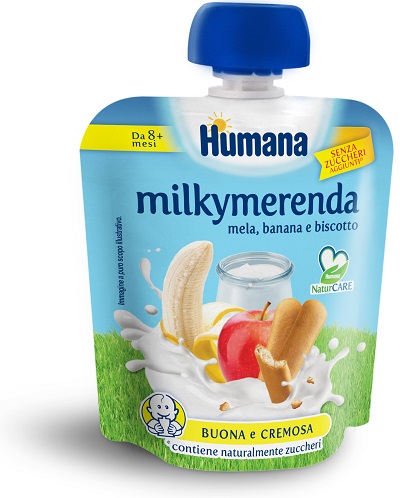 MILKYMERENDA MELA-BANANA BISCOTTO 100 G - Farmacia-flash.it