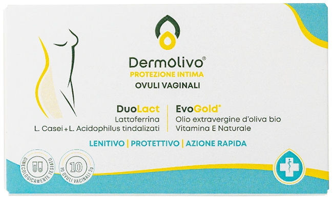 DERMOLIVO OVULI VAGINALI 10 PEZZI - Farmacia-flash.it