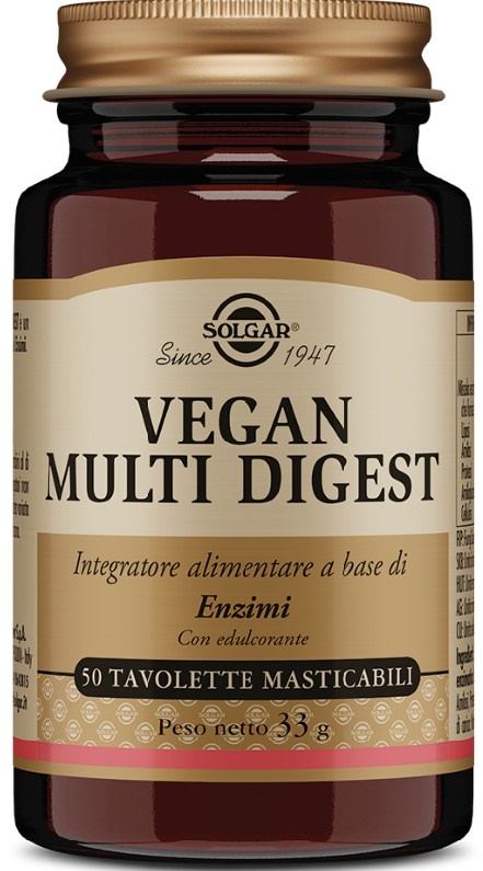 VEGAN MULTI DIGEST 50 TAVOLETTE MASTICABILI - Farmacia-flash.it