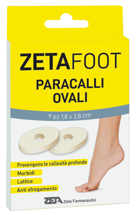 ZETAFOOT PARACALLO OVALE LATTICE 9 PEZZI - Farmacia-flash.it