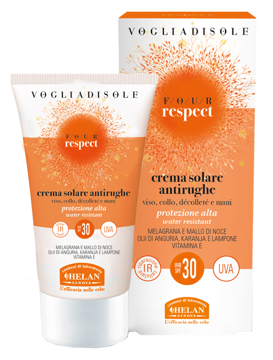 VOGLIA DI SOLE RESPECT CREMA SOLARE ANTIRUGHE SPF30 50 ML - Farmacia-flash.it