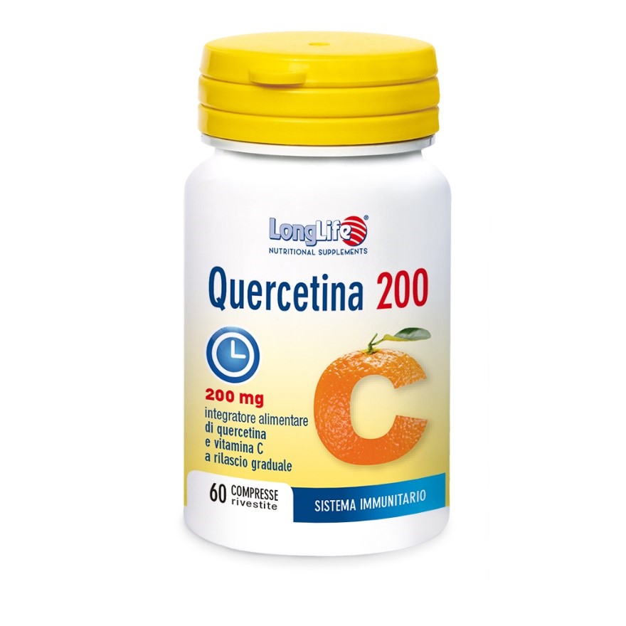 LONGLIFE QUERCETINA 200 60 COMPRESSE MASTICABILI - Farmacia-flash.it