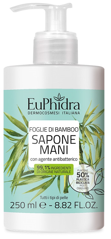 EUPHIDRA SAPONE LIQUIDO FOGLIE DI BAMBOO 250 ML - Farmacia-flash.it