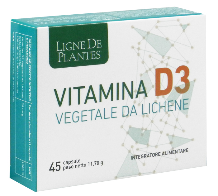 LIGNE DE PLANTES VITAMINA D3 VEGETALE 45 CAPSULE - Farmacia-flash.it