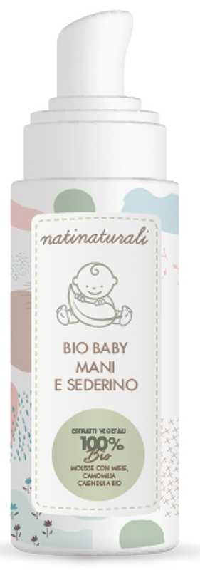 NATINATURALI BIO BABY MANI E SEDERINO MOUSSE 200 ML - Farmacia-flash.it
