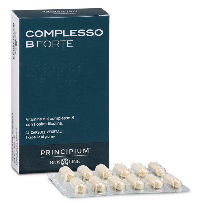 PRINCIPIUM COMPLESSO B FORTE 24 CAPSULE VEGETALI - Farmacia-flash.it