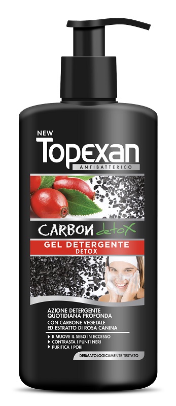 NEW TOPEXAN GEL DETERGENTE CARBON DETOX 200 ML - Farmacia-flash.it