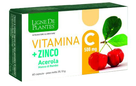 LIGNE DE PLANTES VITAMINA C 500 MG + ZINCO ACEROLA E MANNA DI BAMBU' 60 CAPSULE DA 0,70 G - Farmacia-flash.it