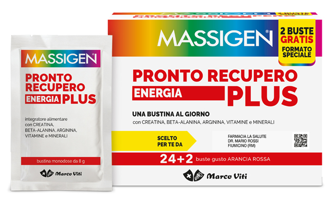 MASSIGEN PRONTO RECUPERO ENERGIA PLUS 24 BUSTINE + 2 BUSTINE - Farmacia-flash.it