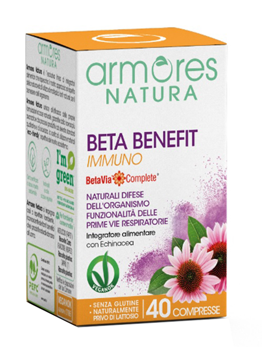 ARMORES BETA BENEFIT IMMUNO 40 COMPRESSE - Farmacia-flash.it