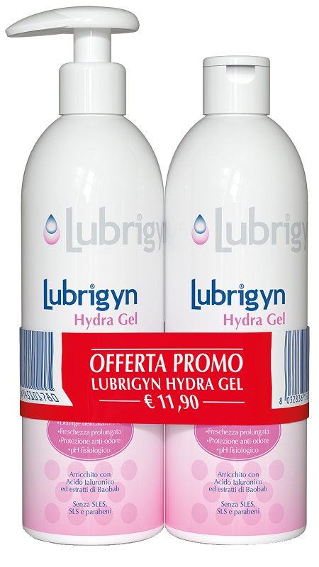 LUBRIGYN HYDRA GEL DUO 400 ML + 400 ML - Farmacia-flash.it
