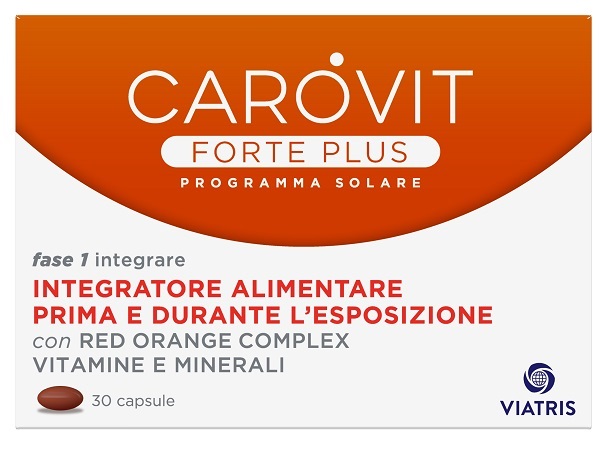 CAROVIT FORTE PLUS PROGRAMMA SOLARE 30 CAPSULE BL - Farmacia-flash.it