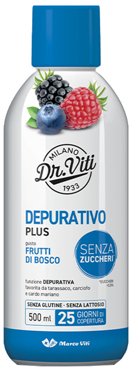 DEPURATIVO PLUS FRUTTI DI BOSCO 500 ML - Farmacia-flash.it