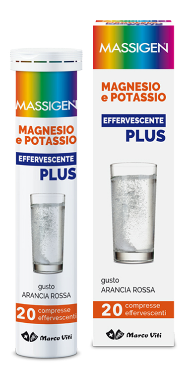 MASSIGEN MAGNESIO POTASSIO PLUS 20 COMPRESSE EFFERVESCENTI - Farmacia-flash.it