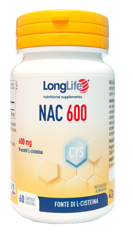 LONGLIFE NAC 600MG 60 CAPSULE - Farmacia-flash.it