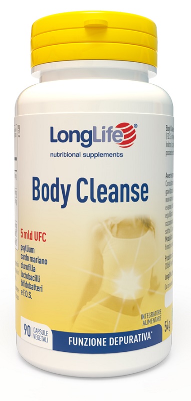 LONGLIFE BODY CLEANSE 90 CAPSULE VEGETALI - Farmacia-flash.it