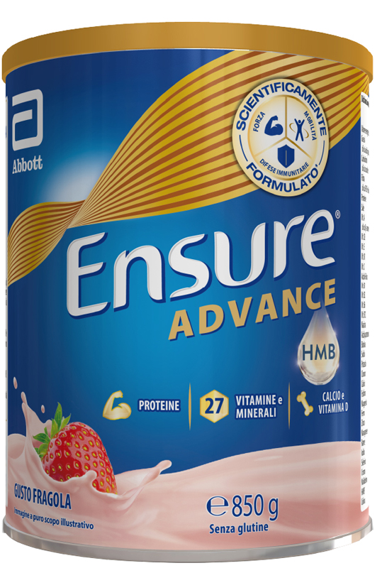 ENSURE ADVANCE FRAGOLA 850 G - Farmacia-flash.it