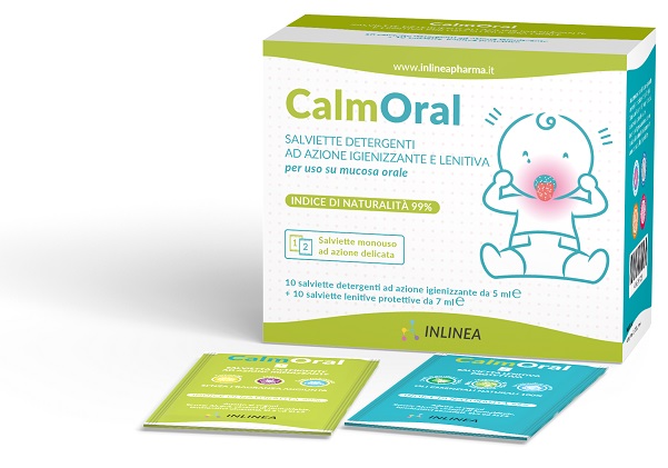 CALMORAL 10 SALVIETTE DETERGENTI + 10 SALVIETTE LENITIVE PROTETTIVE - Farmacia-flash.it