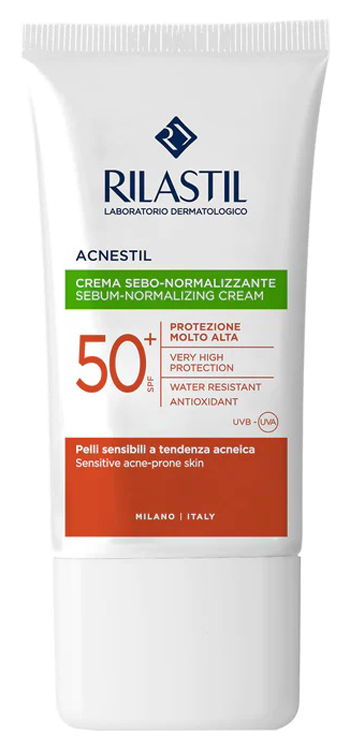 RILASTIL SUN SYSTEM ACNESTIL CREMA SPF50+ 40 ML - Farmacia-flash.it