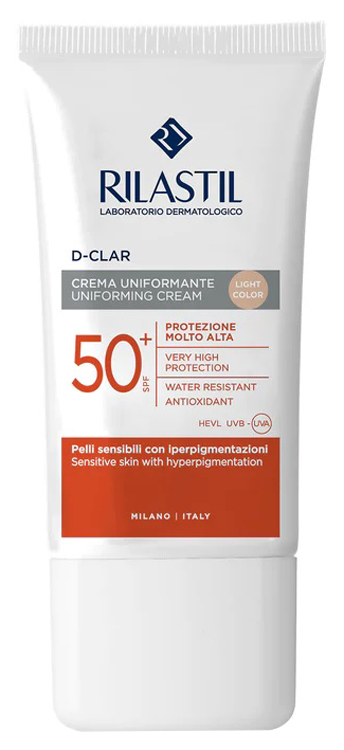 RILASTIL SUN SYSTEM D-CLAR LIGHT SPF50+ 40 ML - Farmacia-flash.it