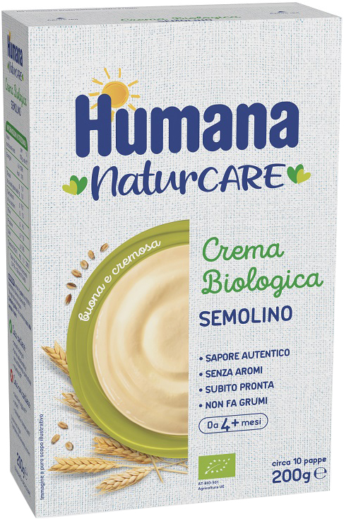 HUMANA CREMA BIOLOGICA SEMOLINO 200 G - Farmacia-flash.it