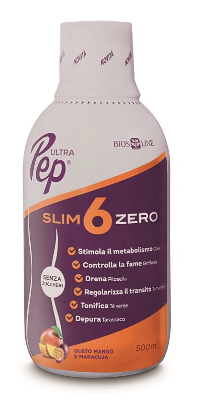 ULTRA PEP SLIM 6 ZERO MANGO E MARACUJA 500 ML - Farmacia-flash.it