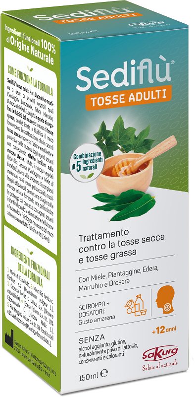 SEDIFLU TOSSE ADULTI 150 ML - Farmacia-flash.it