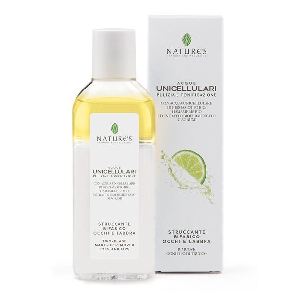 ACQUE UNICELLULARI STRUCCANTE BIFASE OCCHI LABBRA 125 ML NATURE'S - Farmacia-flash.it