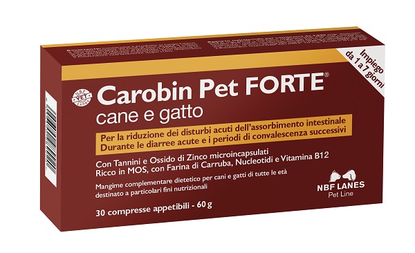 CAROBIN PET FORTE 30 COMPRESSE - Farmacia-flash.it