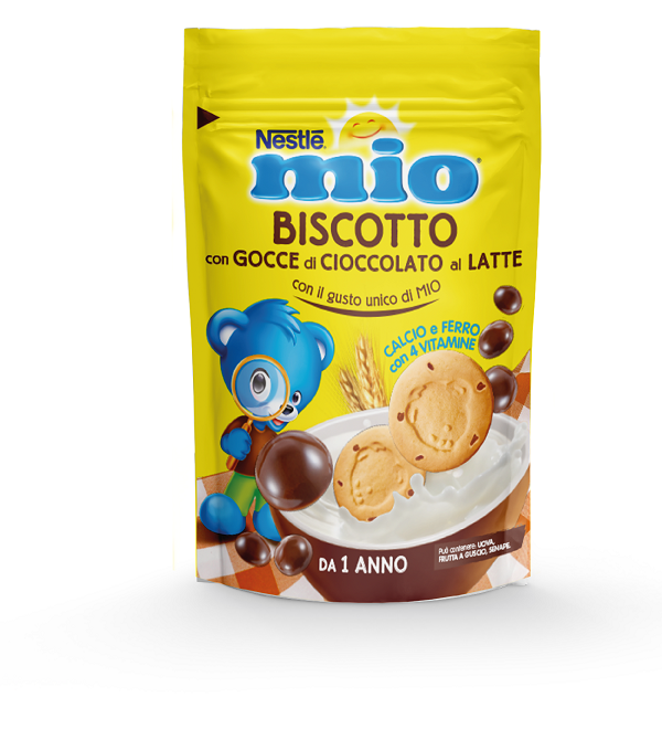 MIO BISCOTTO GOCCE CIOCCOLATO AL LATTE 150 G - Farmacia-flash.it