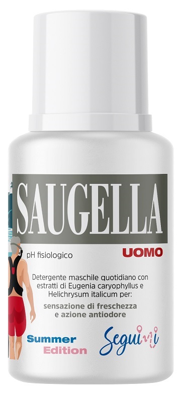 SAUGELLA UOMO PH FISIOLOGICO DETERGENTE MASCHILE QUOTIDIANO 100 ML - Farmacia-flash.it