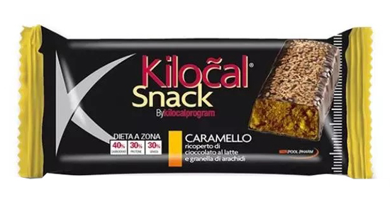 KILOCAL BARRETTA SNACK CARAMELLO 33 G - Farmacia-flash.it