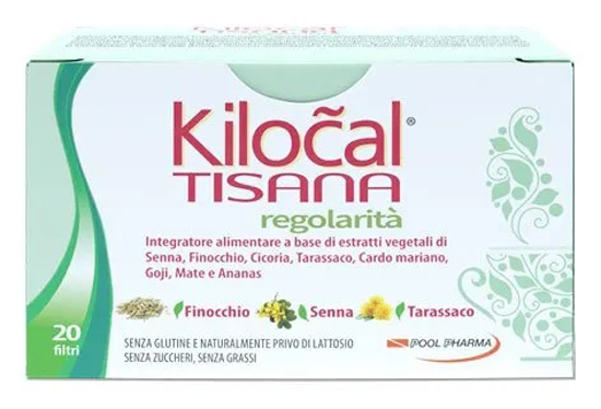 KILOCAL TISANA REGOLARITA' 20 FILTRI - Farmacia-flash.it