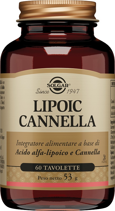 LIPOIC CANNELLA 60 TAVOLETTE - Farmacia-flash.it