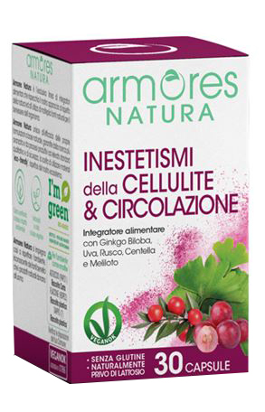 ARMORES NATURA INESTETISMI CELLULITE E CIRCOLAZIONE 30 CAPSULE - Farmacia-flash.it