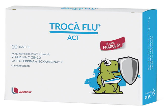 TROCA' FLU ACT 10 BUSTINE - Farmacia-flash.it