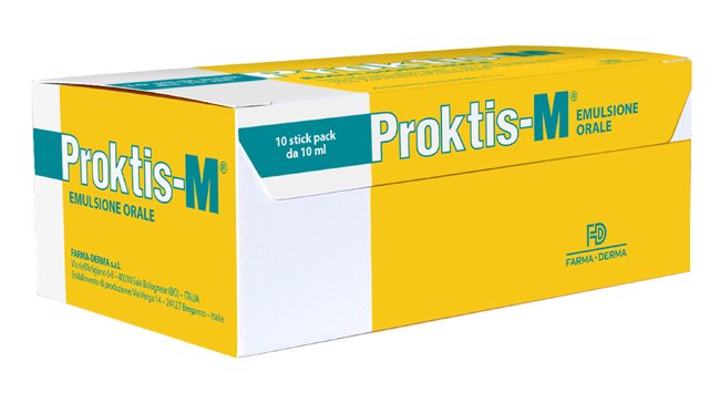 PROKTIS-M EMULSIONE ORALE 10 STICK DA 10 ML - Farmacia-flash.it