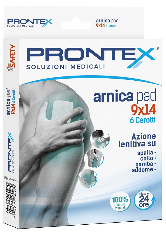 CEROTTO PRONTEX ARNICA PAD 9 X 14 6 PEZZI - Farmacia-flash.it
