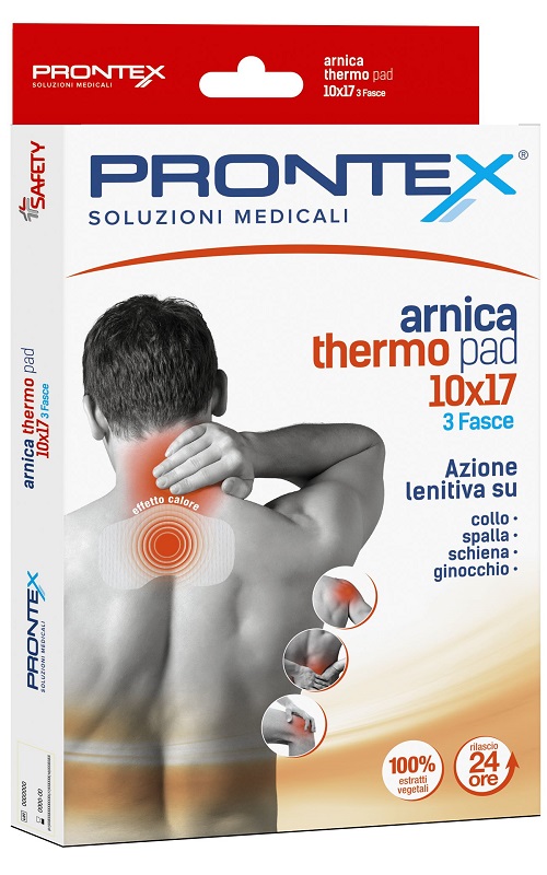 FASCIA PRONTEX ARNICA THERMO PAD 10 x 17 3 PEZZI - Farmacia-flash.it