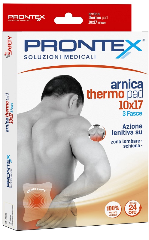 FASCIA PRONTEX ARNICA THERMO PAD 10 X 17 3 PEZZI - Farmacia-flash.it