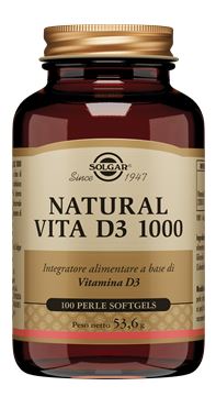 NATURAL VITA D3 1000 100 PERLE SOFTGEL - Farmacia-flash.it
