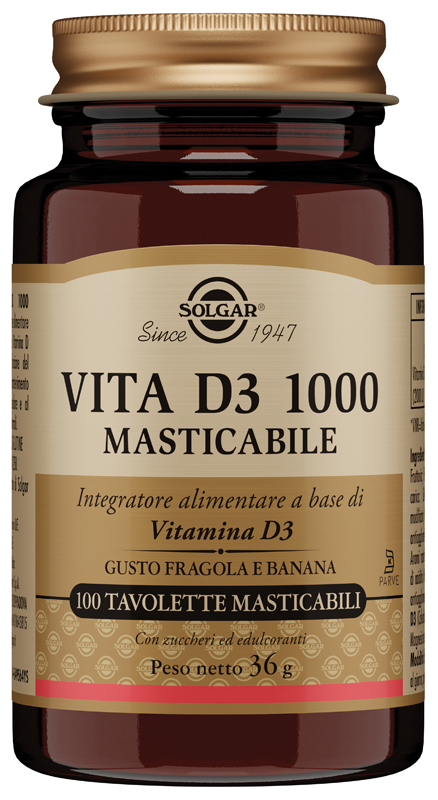 VITA D3 1000 100 TAVOLETTE MASTICABILI - Farmacia-flash.it