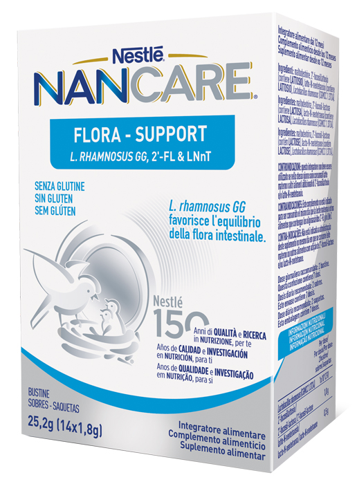 NESTLE' NANCARE FLORA SUPPORT 14 BUSTINE - Farmacia-flash.it
