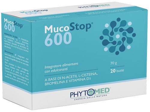 MUCOSTOP 600MG 20 BUSTINE DA 3,5 G - Farmacia-flash.it