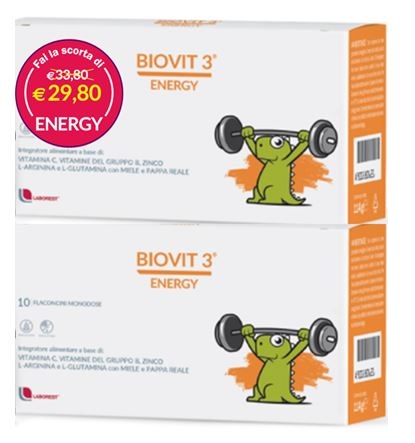 BIOVIT 3 ENERGY MULTIPACK 10 FLACONI X 2 - Farmacia-flash.it